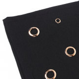 EVE Sexy Holes Halterneck Two Piece Pants Set GTYZ-7436