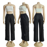 EVE Plus Size Solid Color Pants GYSF-8868
