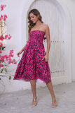 EVE Print Big Swing Half Body Skirt XCFF-910