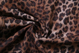 EVE Leopard Print Sleeveless Bodysuit Pants Suit XEF-K25S62850