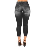 EVE High Waist Holes Jeans XCFF-3110