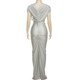 EVE Irregular Hollow Out Maxi Dress GZJQ-K24D60047