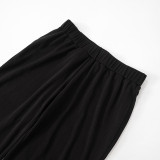 EVE Color Block Patchwork Flare Pants MXBF-G24PT164