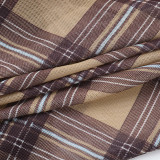 EVE Halter Printed Ruffle Crop Tops FL-XY24686PFO