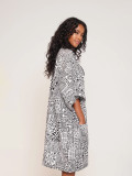 EVE Printed Seven Split Sleeve Loose Cardigan Coat SFY-603