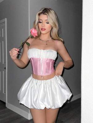 EVE Sexy Solid Color A-line Puffy Skirt ANDF-2501