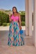 EVE Colorful Print Loose Wide Leg Pant OLYF-6170