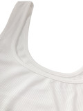 EVE Sleeveless Solid Color Slim Mini Dress SFY-2799