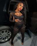 EVE Pre Order: About 7 work days shipping Lace Hollow Out Pants Suit YUEM-2025500
