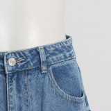 EVE Patchwork Multi-pocket Work Jeans GMWF-6930