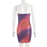 EVE Hollow Out Backless Sequin Mini Dress GNZD-51339DHD
