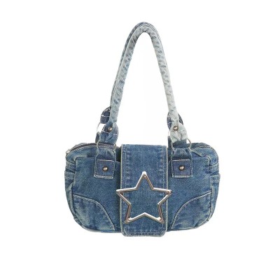 EVE Metallic Pentagram Shoulder Cowboy Tote Bag GMWF-69568