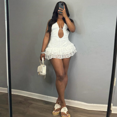 EVE Lace Backless Sexy Cake MIni Dress GNZD-51278DHD