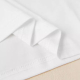 EVE Casual Letter Print Short Sleeve T Shirt GYIQ-ZW113202B