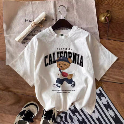 EVE Print O Neck Short Sleeve T Shirt GYIQ-ZW113151C CSZ383C