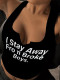 EVE Letter Print U Neck Tank Top HMYI-46473