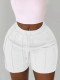 EVE Solid Color Drawstring Casual Shorts GCNF-0229