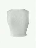 EVE Letter Print Sleeveless Tank Tops HMYI-83099