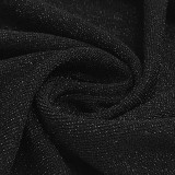 EVE Long Sleeve Hollow Out Split Maxi Dress BY-5550