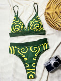 EVE Sexy Print Bikinis Swimsuit 2 Piece Set CSYZ-G151K