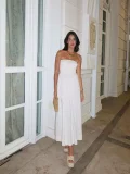 EVE Fashon Slim Off Shoulder Tube Top Dress GLYK-LX012