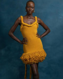 EVE Hand-Woven Twisted Rope Shoulder Strap Tassel Dress GLYK-LX0092