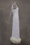 EVE Fashion Sleeveless Solid Color Tassel Maxi Dress GLYK-LX0104