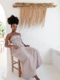 EVE Fashon Slim Off Shoulder Tube Top Dress GLYK-LX012