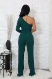 EVE Single Shoulder Long Sleeve Jumpsuit OSM-4473