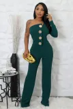 EVE Single Shoulder Long Sleeve Jumpsuit OSM-4473