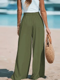EVE Solid Color Loose Wide Leg Pants GCNF-5799