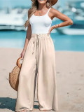 EVE Solid Color Loose Wide Leg Pants GCNF-5799