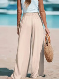 EVE Solid Color Loose Wide Leg Pants GCNF-5799