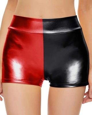 EVE Color Block High Waist Shorts GFMA-25066