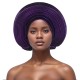EVE Solid Color Bright Silk Stacked Wrap Hat PJDM-A206