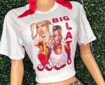 EVE Print Short Sleeve T Shirt GXJL-28342