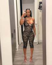 Pre Order: About 7 work days shipping Lace Sling Sexy Jumpsuit YUEM-30012