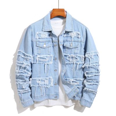 EVE Men's Long Sleeve Casual Denim Jackets GBBF-907