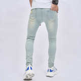 EVE Men's Casual Holes Washed Tight Jeans GWBM-116
