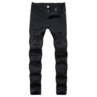 EVE Men's Fashion Holes Slim Jeans GWBM-1820