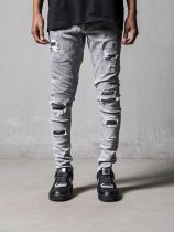 EVE Men's Fashion Tight Holes Jeans GWBM-TM226