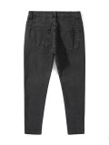 EVE Men's Casual Washed Zipper Slim Jeans GBBF-9968