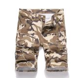 EVE Men's Fashion Camouflage Print Denim Shorts GBBF-2434