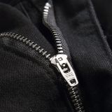 EVE Men's Fashion Holes Solid Color Tight Jeans GBBF-702