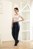 EVE Irregular Hollow Out Hot Drill Jeans YMEF-52095