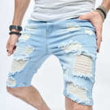 EVE Men's Holes Casual Denim Short GBBF-211