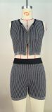 EVE Knits Sleeveless Tops Shorts 2 Piece Set MDF-5514