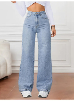 EVE Fashion Loose Washed Straight Jeans GKNF-11215