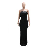 EVE Sexy Patchwork Sequin Fishtail Dress CYA-901644