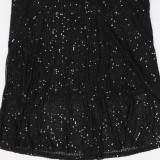 EVE Sexy Patchwork Sequin Fishtail Dress CYA-901644